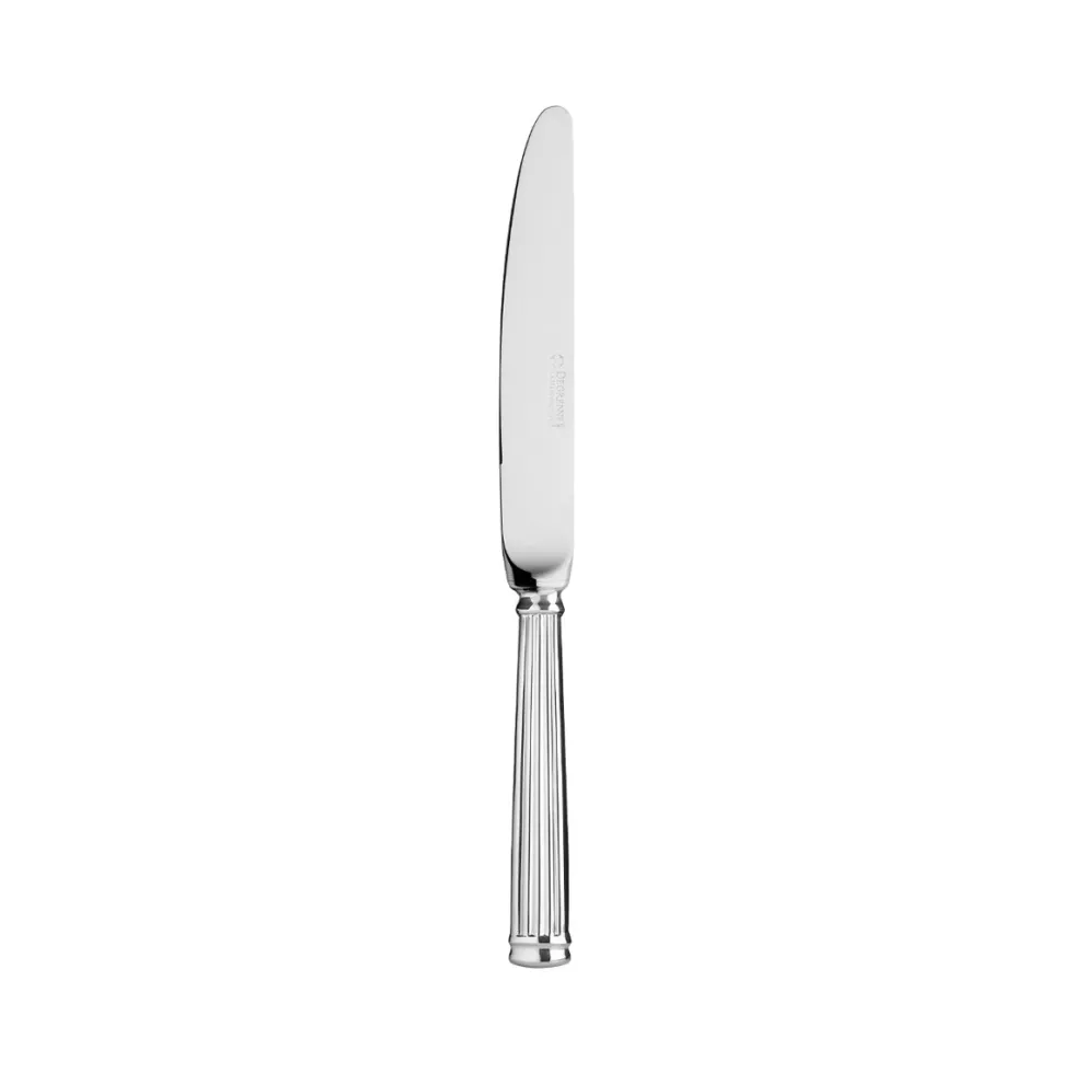ACROPOLE MIROIR Couteau à dessert manche orfèvre lame unie
