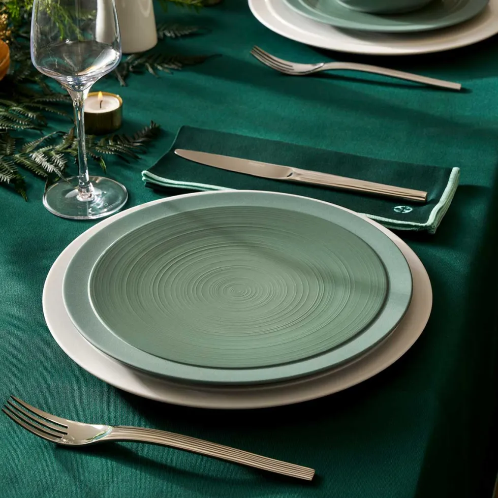 BAHIA ARGILE VERT Assiette 26 cm