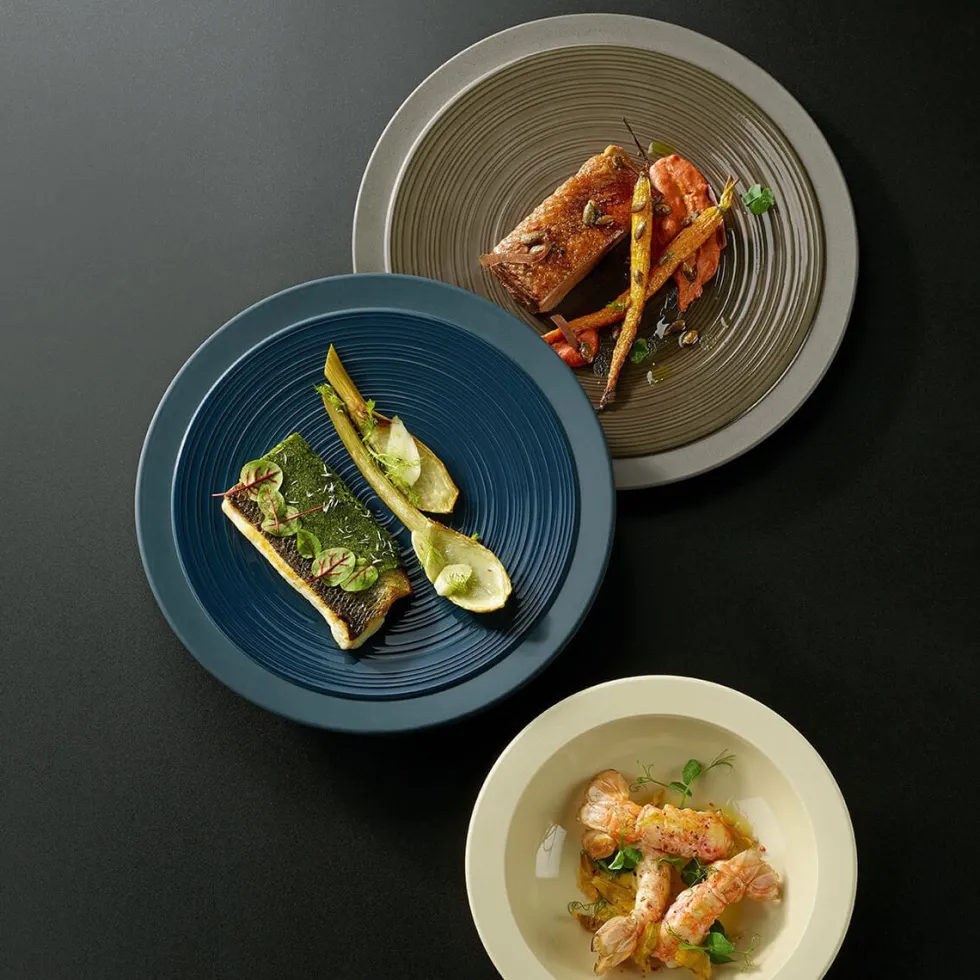 BAHIA BASALTE Assiette creuse 20 cm