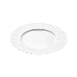 BOREAL SATIN BLANC Assiette à dessert 22,5 cm