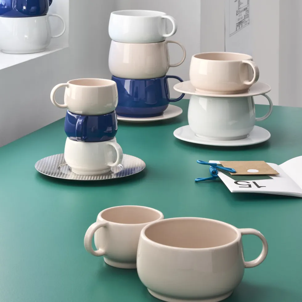 CAFETERIE EMPILEO BLEU GOURMET Tasse à déjeuner 39 cl