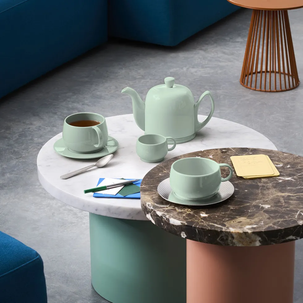 CAFETERIE EMPILEO VERT AMANDE Soucoupe 15 cm