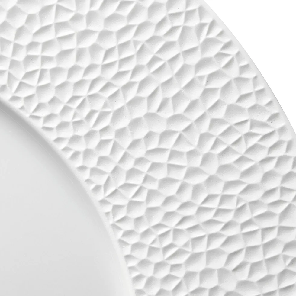 COLLECTION L FRAGMENT BLANC Assiette plate ronde 27,9 cm