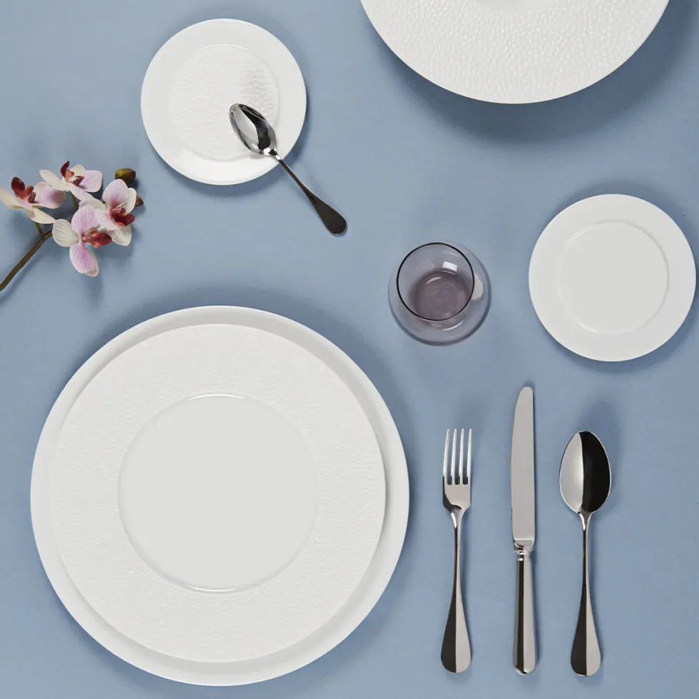 COLLECTION L FRAGMENT BLANC Assiette à pain 14 cm
