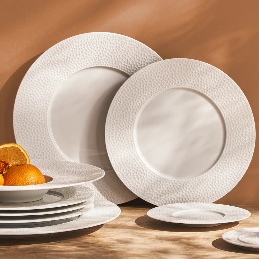 COLLECTION L FRAGMENT BLANC Assiette gourmet grand bassin 30 cm