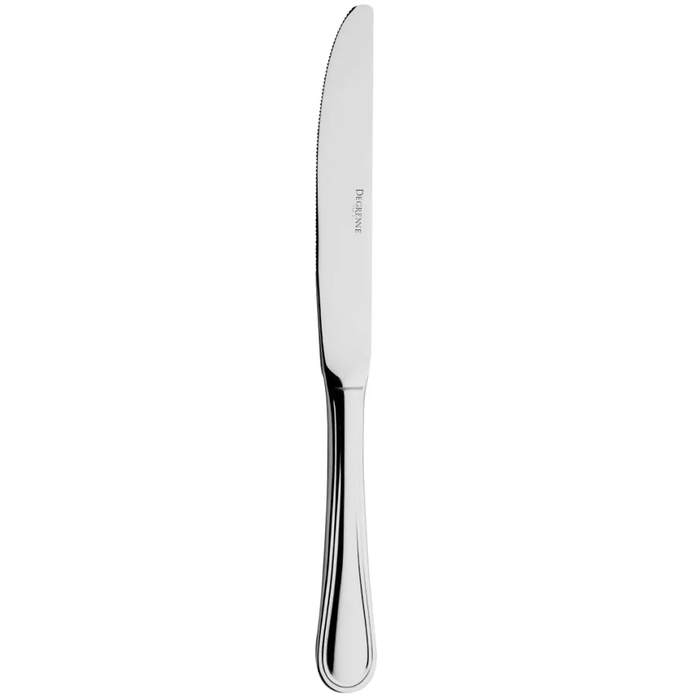 CONFIDENCE MIROIR Couteau à dessert monobloc lame scie