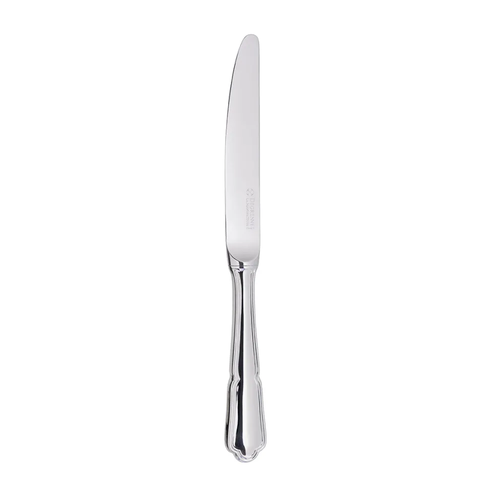 CONTOUR MIROIR Couteau à dessert manche orfèvre lame unie