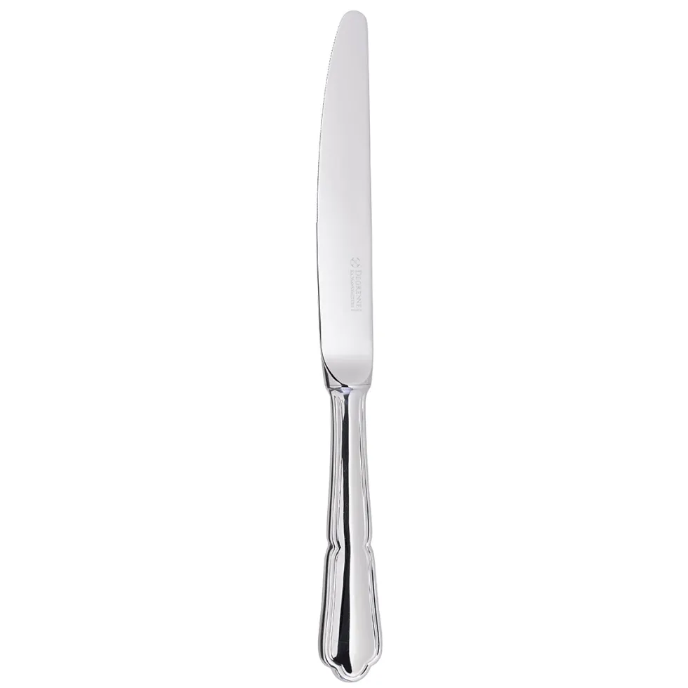 CONTOUR MIROIR Couteau de table manche orfèvre lame scie