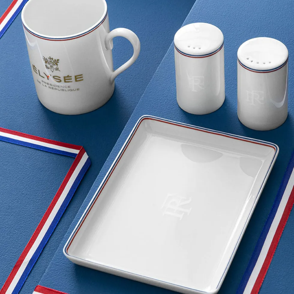 DEGRENNE ELYSEE Coffret salière et poivrière République française