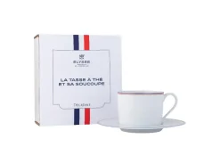 DEGRENNE ELYSEE Coffret tasse et soucoupe à thé