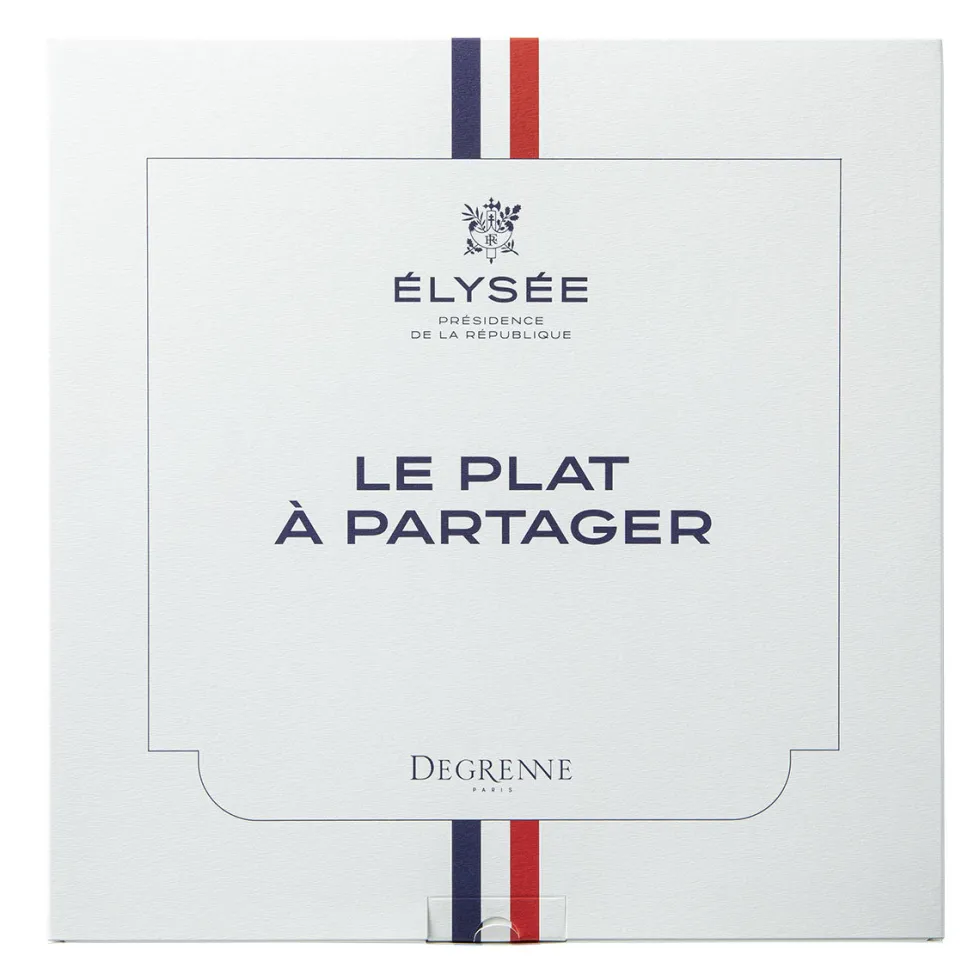 DEGRENNE ELYSEE Plat à tarte République française 31,5 cm