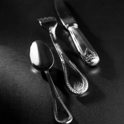 EMPIRE MIROIR Couteau à dessert manche orfèvre lame unie