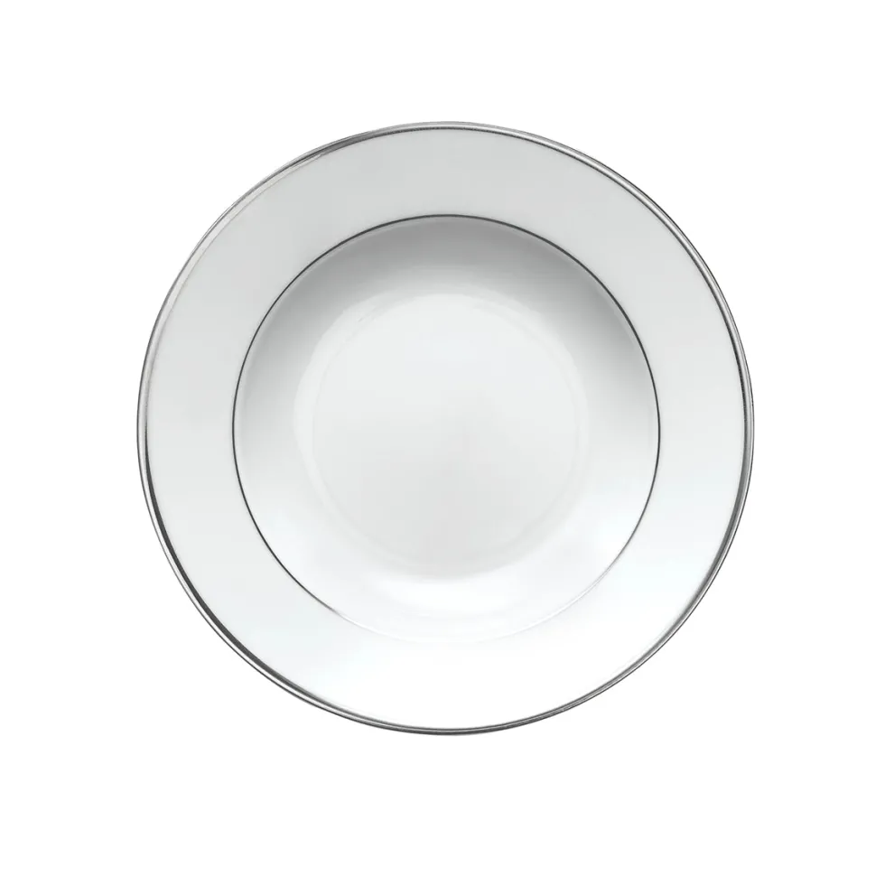 GALON PLATINE Assiette creuse à aile 22,5 cm