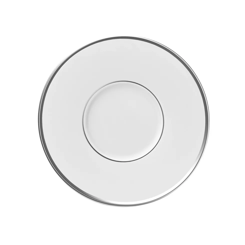 GALON PLATINE Soucoupe à café/expresso 12,5 cm