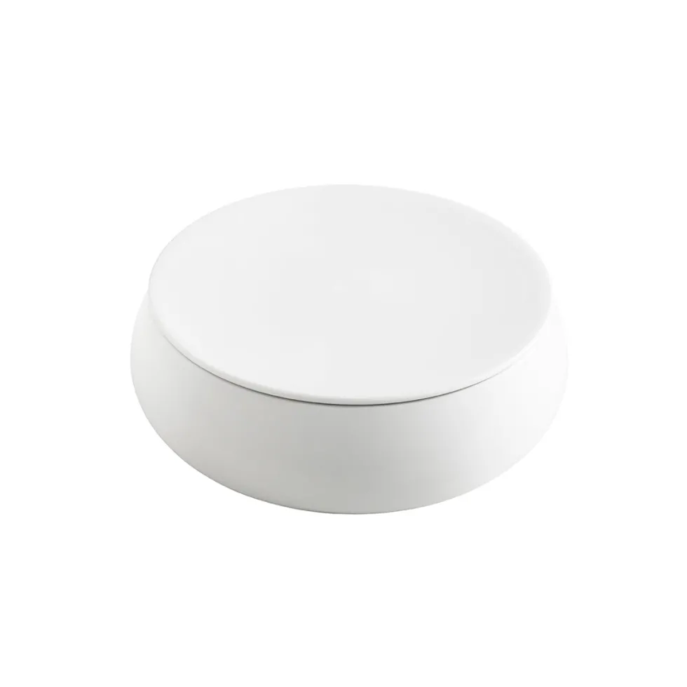 GOURMET BLANC Assiette couvercle de cocotte rond 18 cm