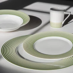 HYPNOSE VERT Assiette coupe