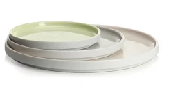 LA VAISSELLE DE L'ECONOME BLANCHE Coffret 4 assiettes 18 cm