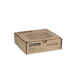 LA VAISSELLE DE L'ECONOME BLANCHE Coffret 4 assiettes 18 cm