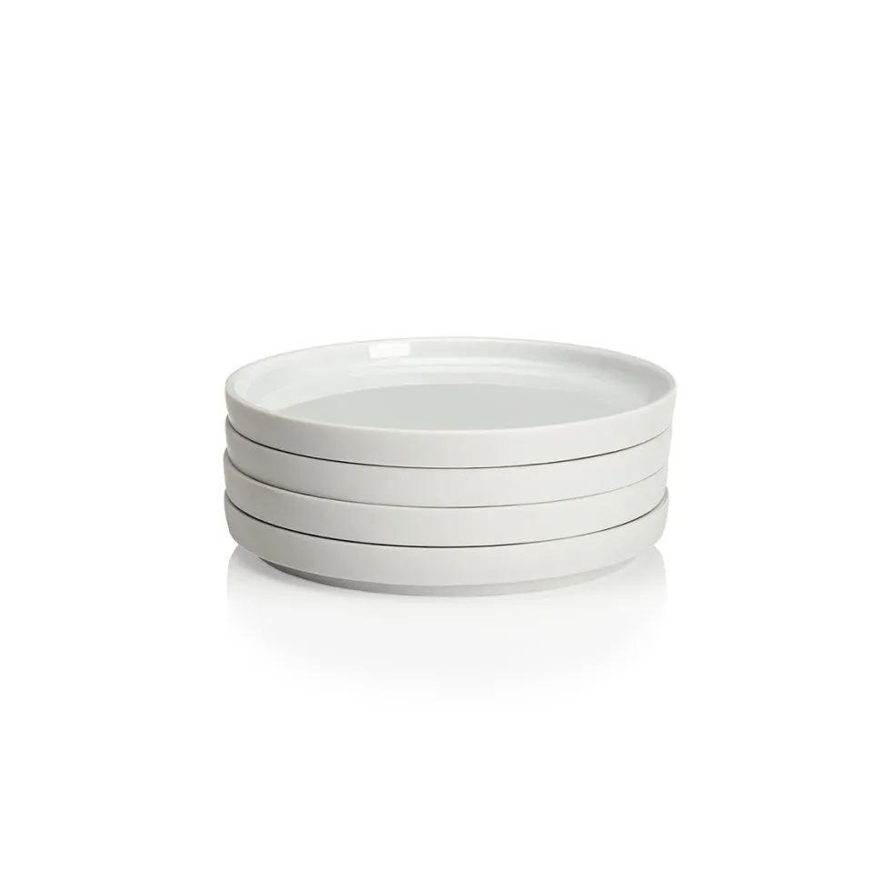 LA VAISSELLE DE L'ECONOME BLANCHE Coffret 4 assiettes 14 cm