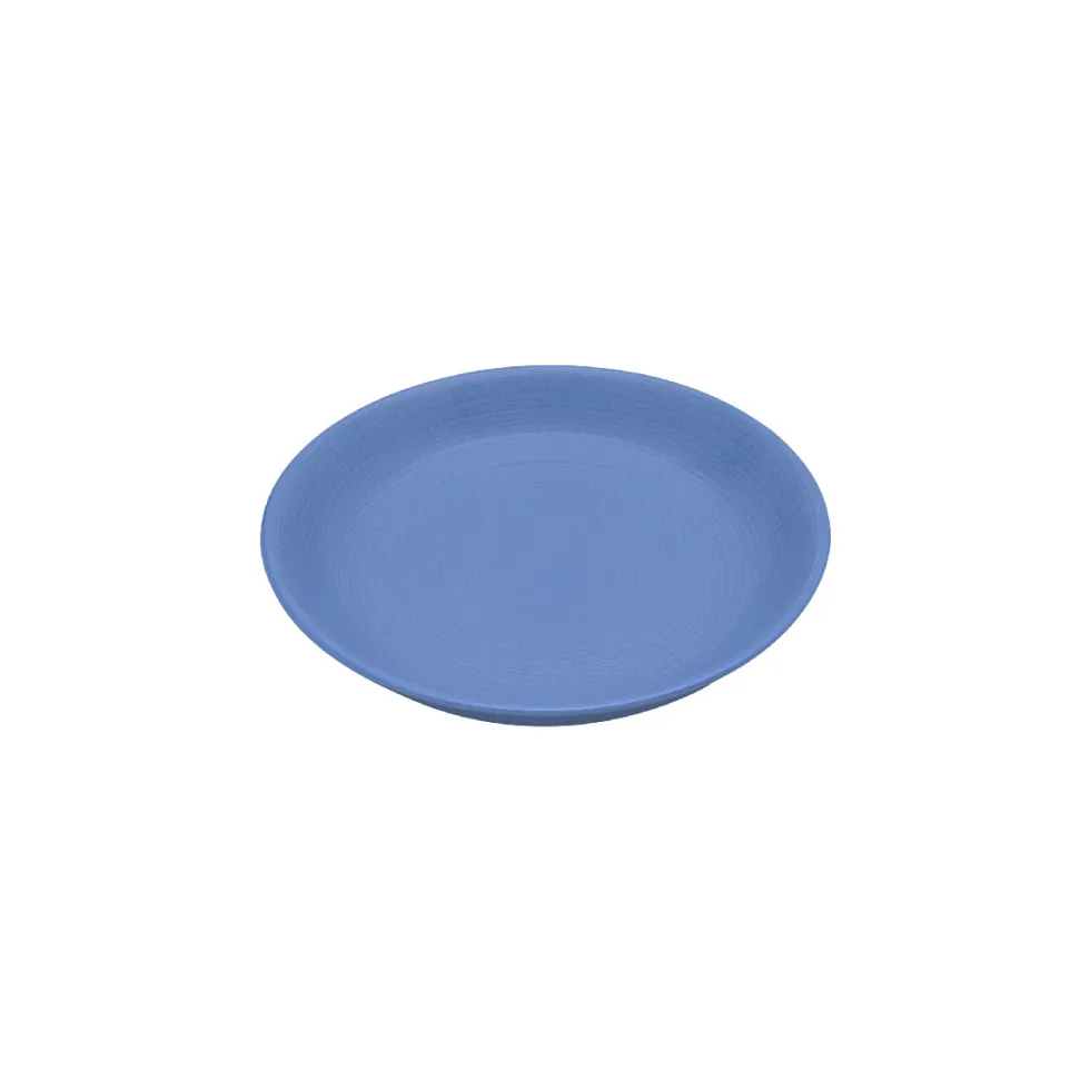 MODULO NATURE BLEU GALET assiette creuse caLotte ronde 21 cm