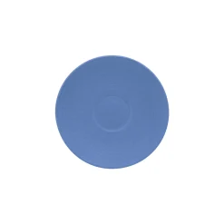 MODULO NATURE BLEU GALET soucoupe à café ronde 12.5 cm