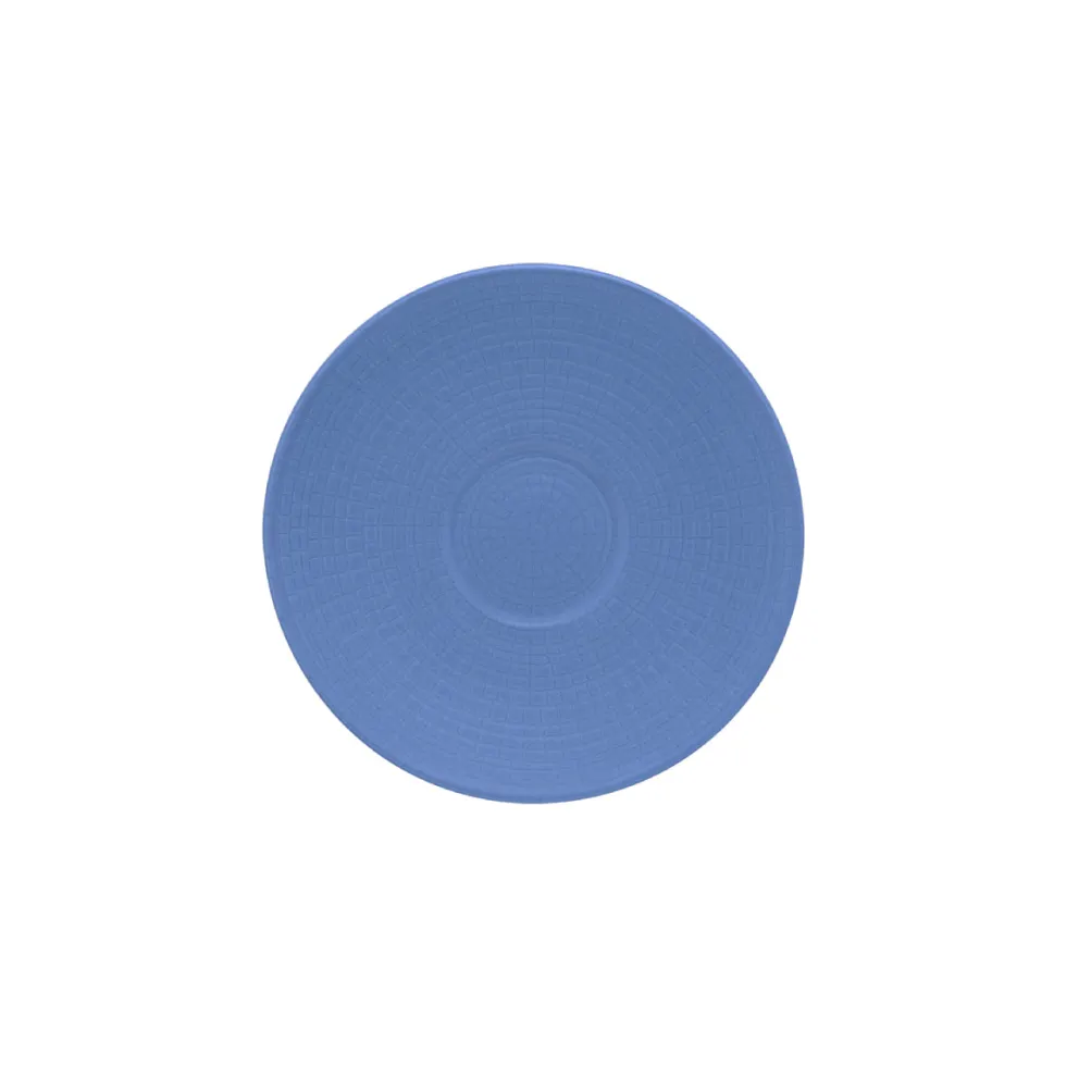 MODULO NATURE BLEU GALET soucoupe à café ronde 12.5 cm
