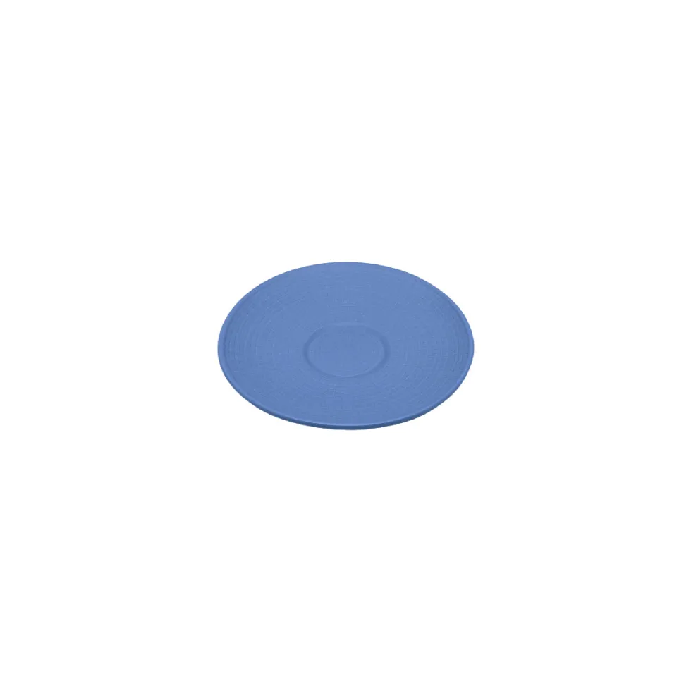 MODULO NATURE BLEU GALET soucoupe à café ronde 12.5 cm