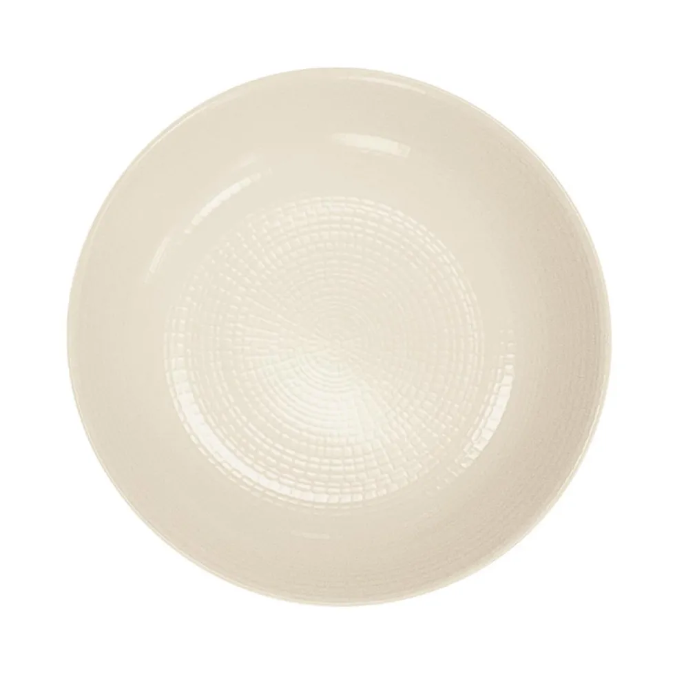 MODULO NATURE KAOLIN Grande assiette creuse 21 cm