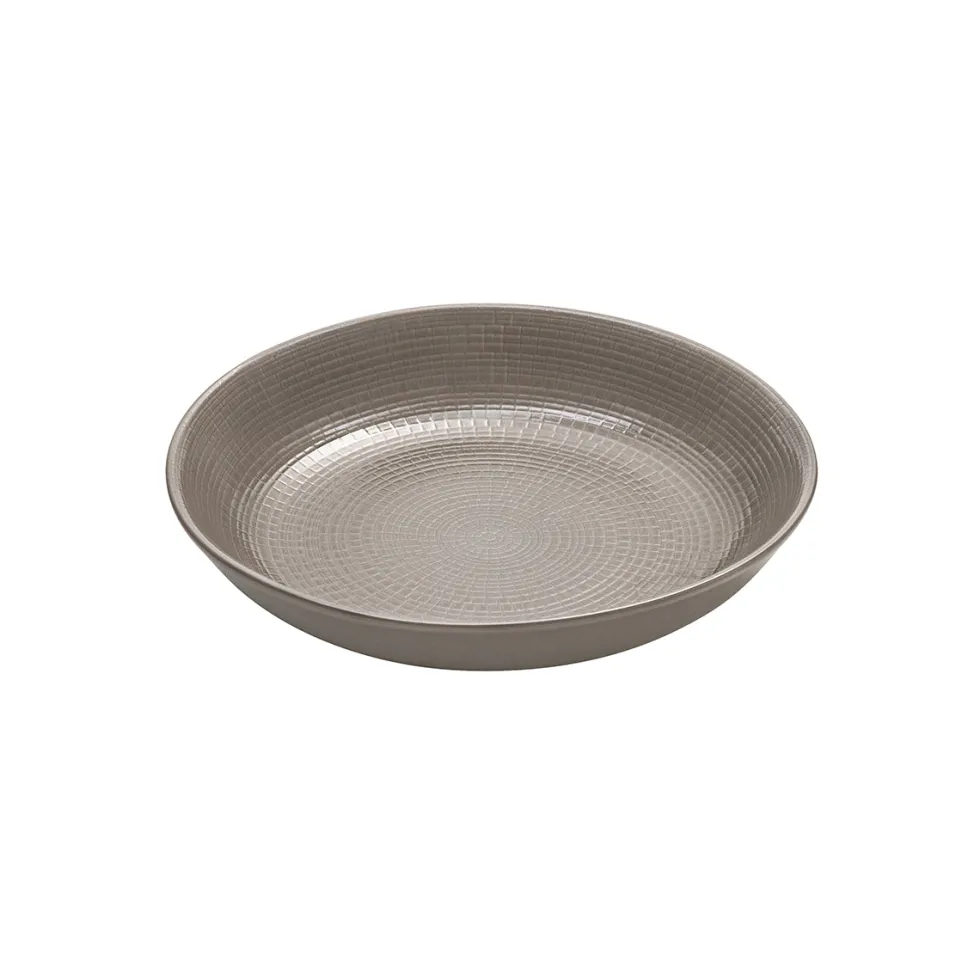 MODULO NATURE TERRE D'OMBRE Grande assiette creuse 21 cm
