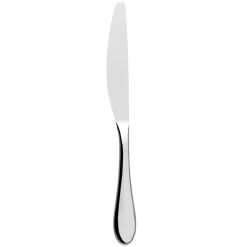 ONDE MIROIR Couteau de table monobloc lame scie