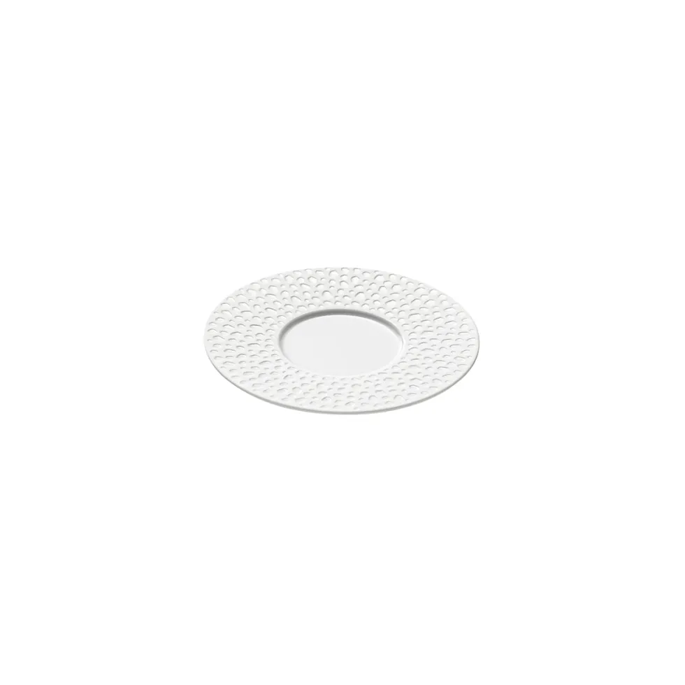 PERLES DE ROSEE BLANCHES Soucoupe à café/expresso 12,6 cm