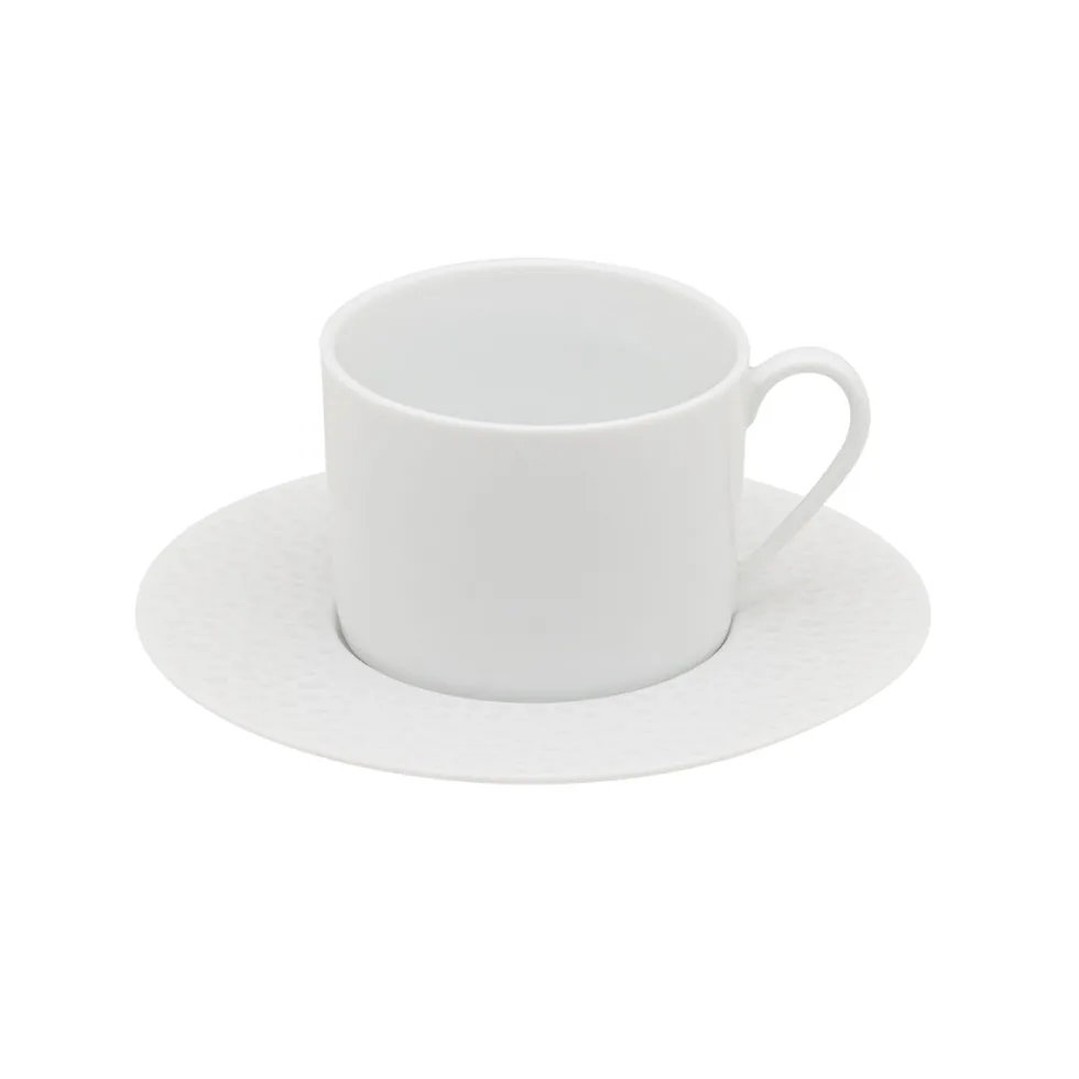 PERLES DE ROSEE BLANCHES Soucoupe à thé/café 15,8 cm