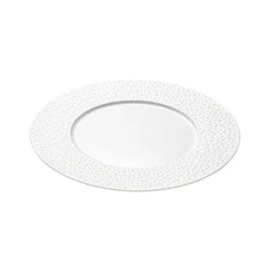 PERLES DE ROSEE BLANCHES Assiette à dessert 24 cm
