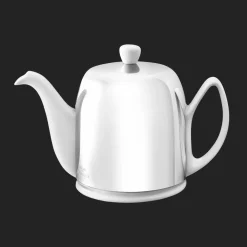 SALAM CLASSIQUE Théière cloche miroir - corps blanc