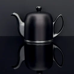 SALAM MINERALE Théière 2 tasses cloche noire