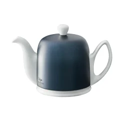SALAM MINERALE Théière cloche cobalt - corps blanc