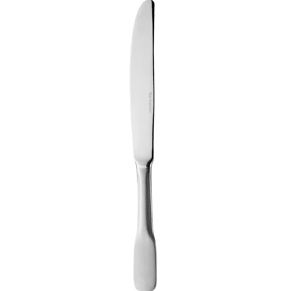 VIEUX PARIS SATINE Couteau de table monobloc lame scie